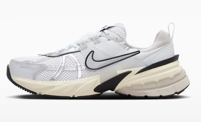 👟 Nike V2K Run Mujer Blanco Plateado 5