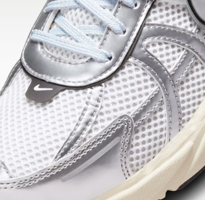 👟 Nike V2K Run Mujer Blanco Plateado 3