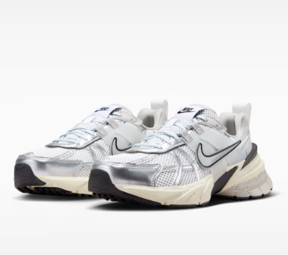 👟 Nike V2K Run Mujer Blanco Plateado 1