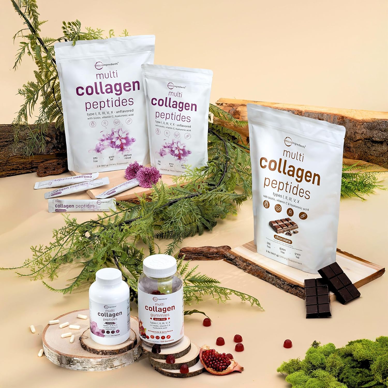 ✨ Multi Collagen Peptides Powder – Micro Ingredients 5