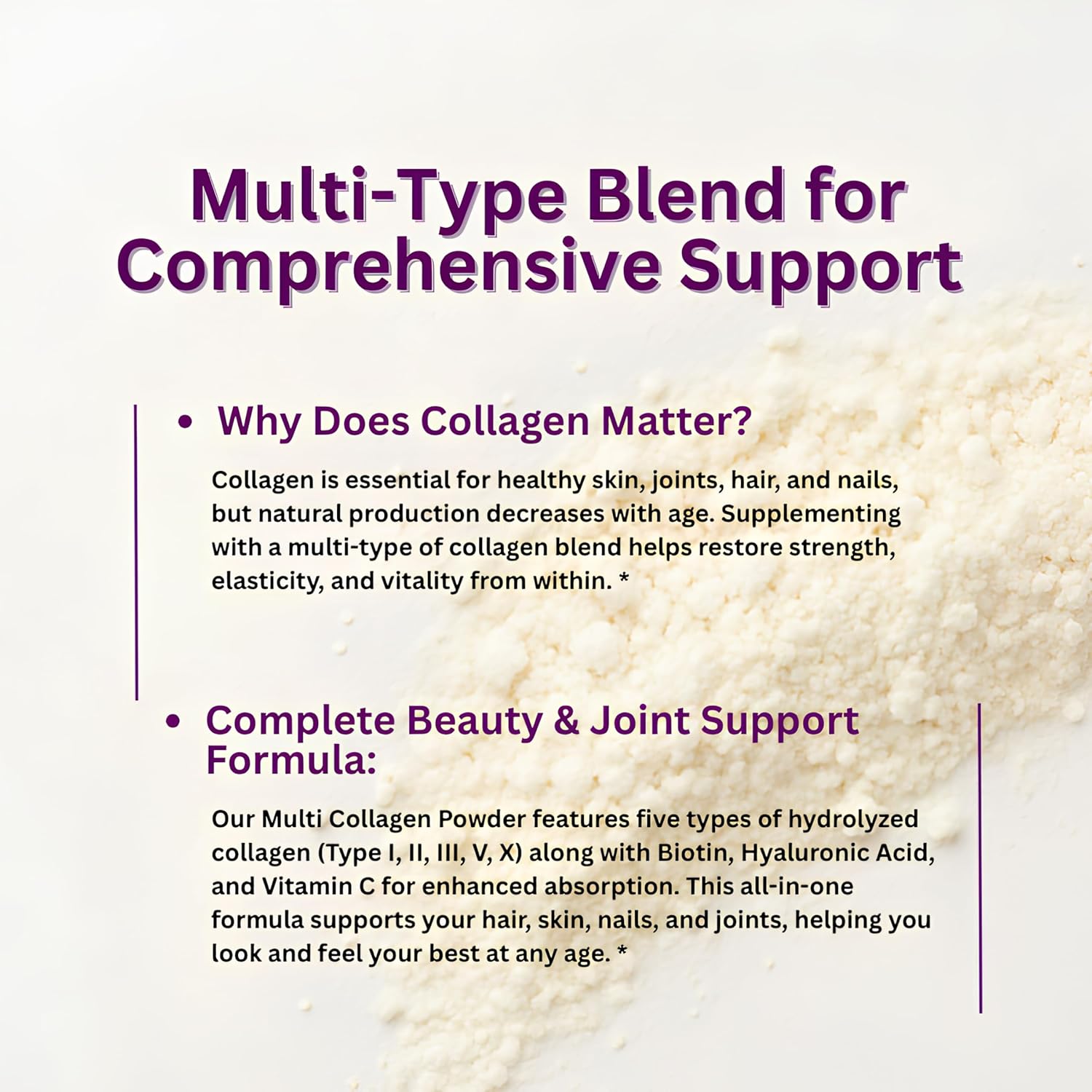 ✨ Multi Collagen Peptides Powder – Micro Ingredients 6