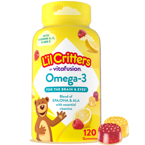 🧸 Omega 3 Gummies for Kids L’il Critters – 120 Count 2
