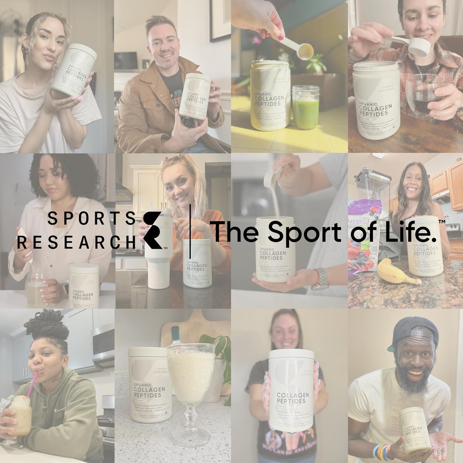 ✨ Sports Research Collagen Peptides 16 oz – Skin Hair Nails 6
