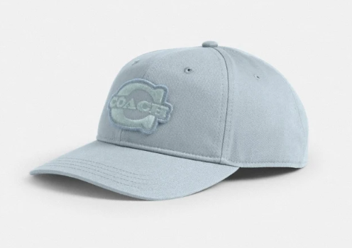🧢 Gorra Coach Soho Flat Brim Celeste – Estilo Premium USA