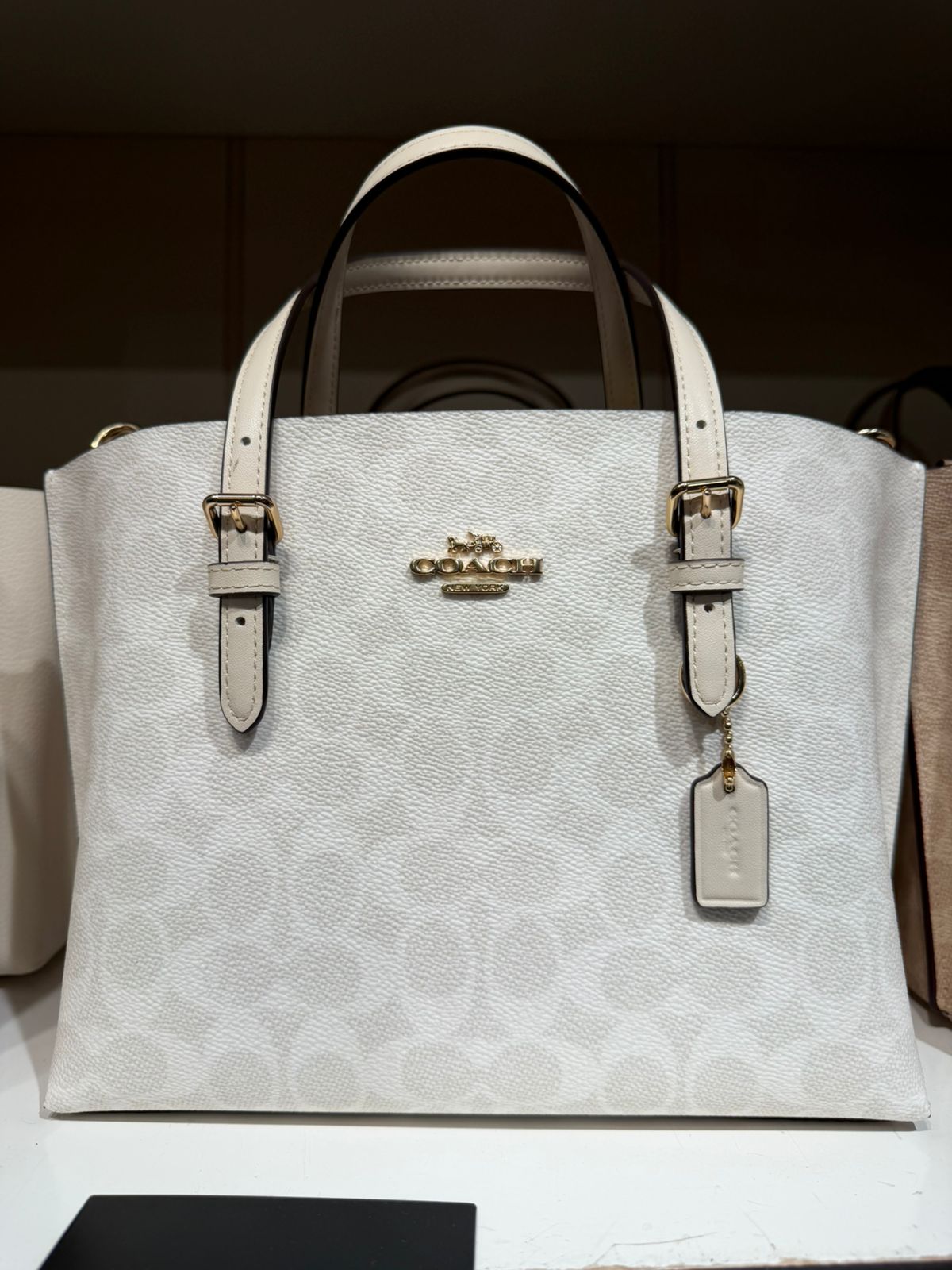 👜 Cartera Coach Mollie Tote 25 – Elegante y Versátil Original USA 8