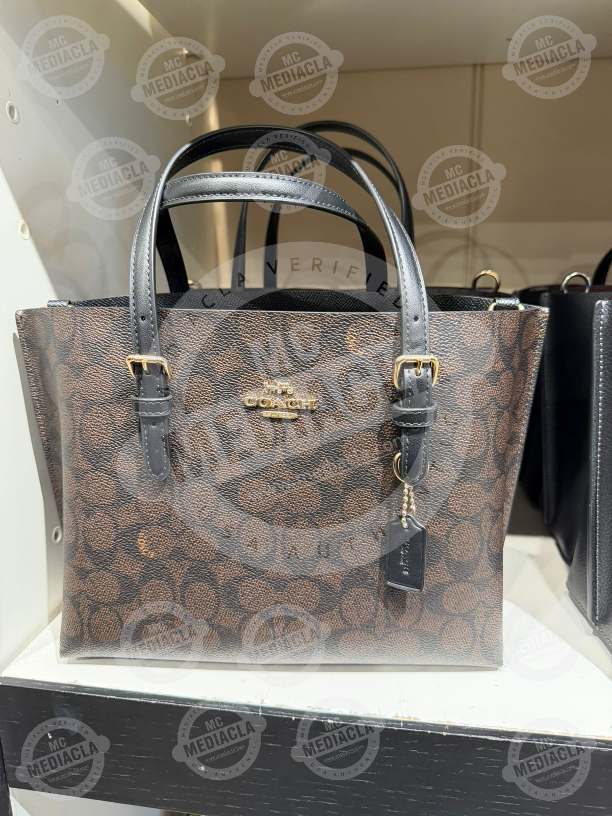 👜 Cartera Coach Mollie Tote 25 – Elegante y Versátil Original USA 7