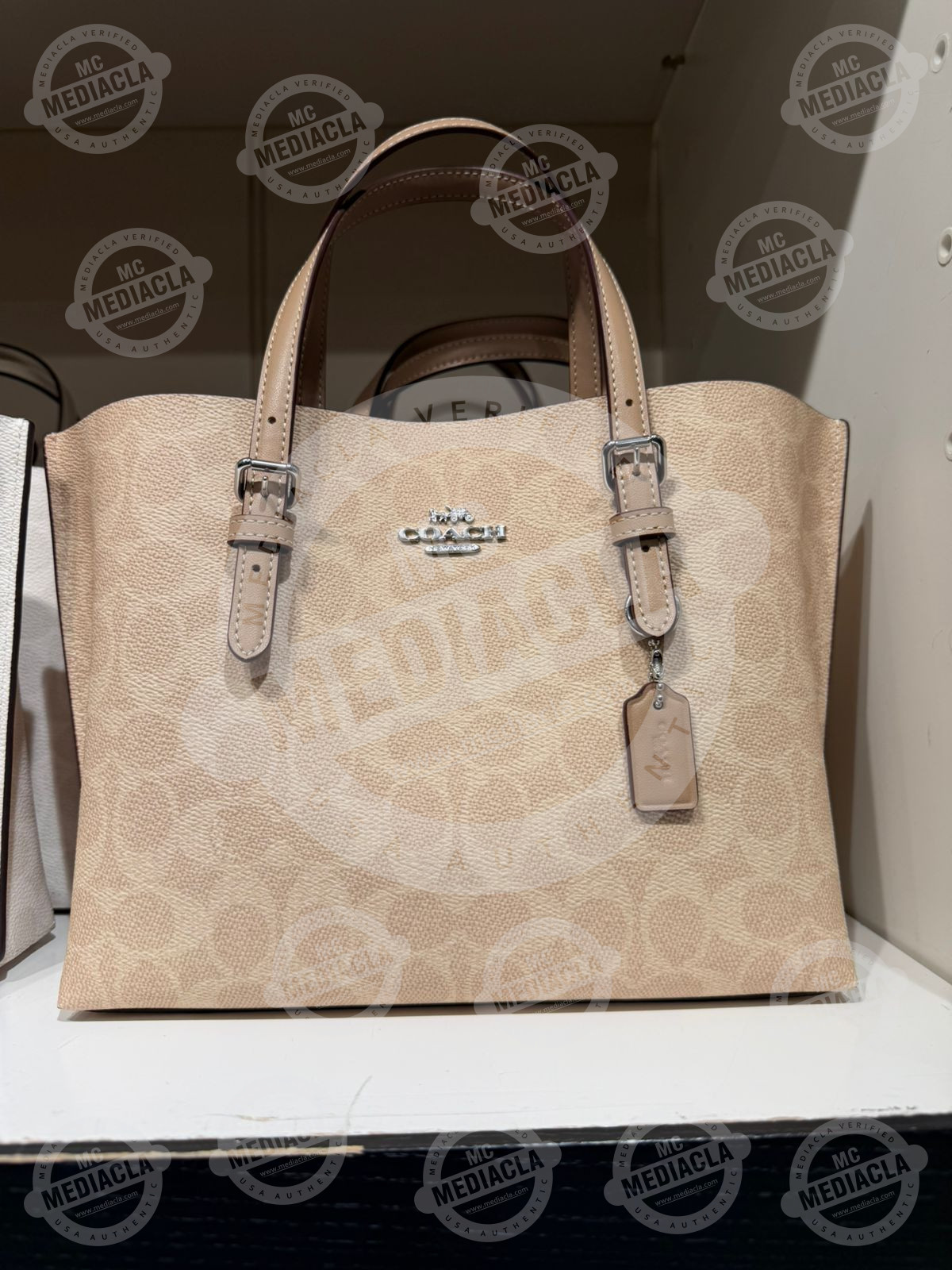 👜 Cartera Coach Mollie Tote 25 – Elegante y Versátil Original USA 4