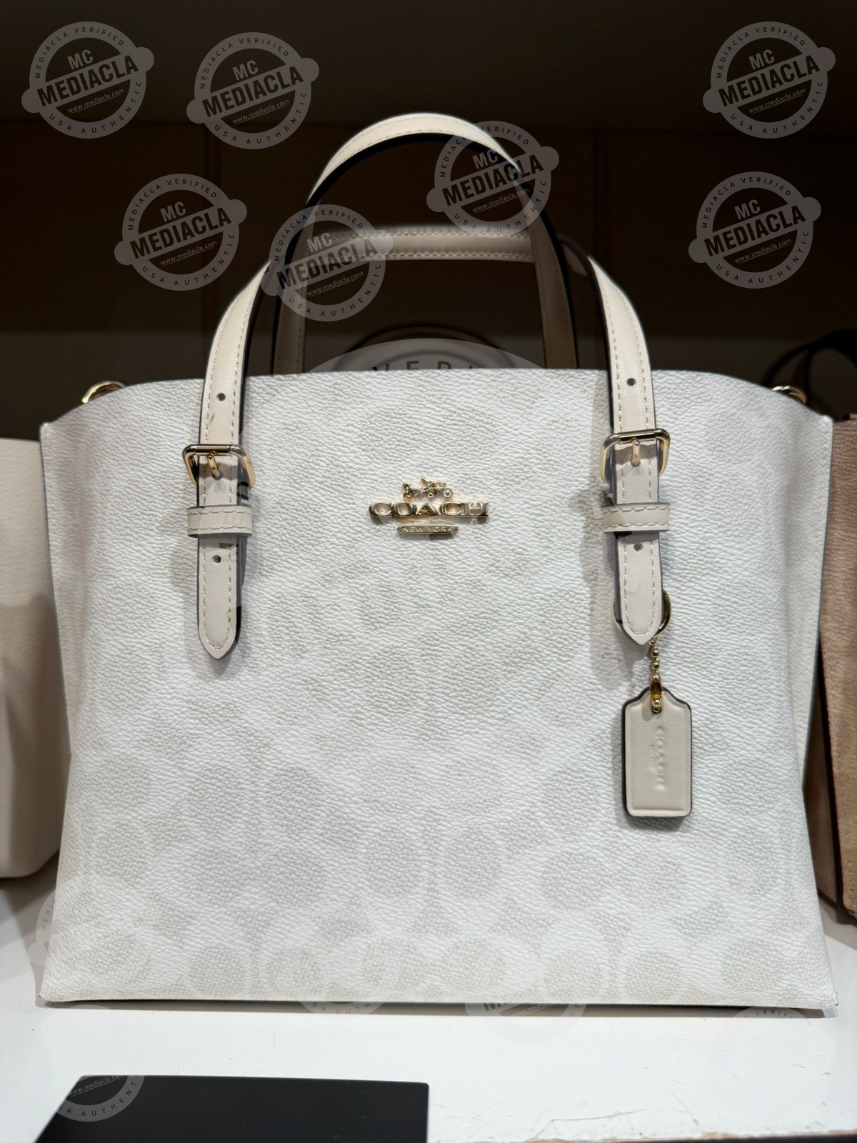 👜 Cartera Coach Mollie Tote 25 – Elegante y Versátil Original USA 1