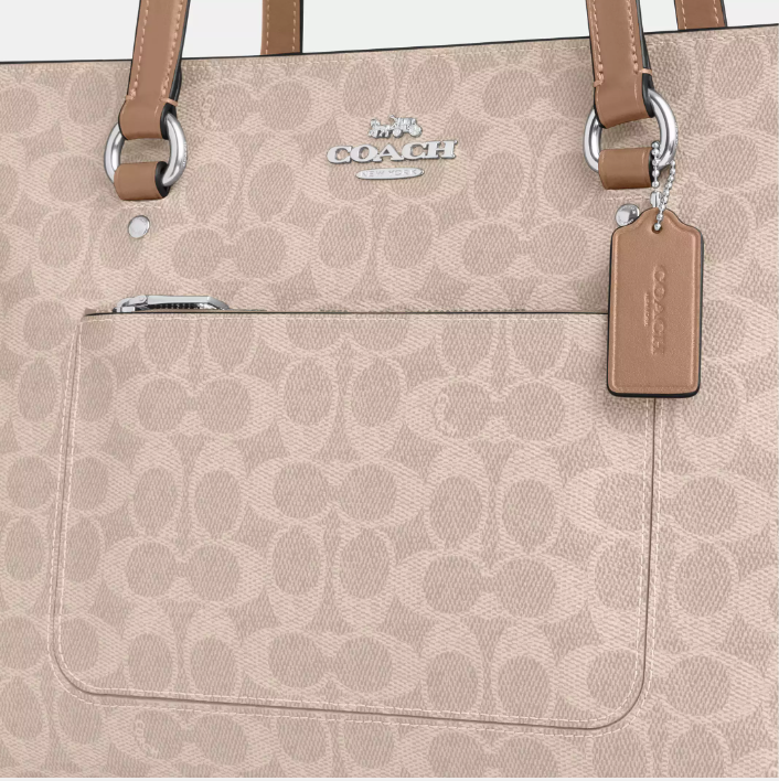 👜 Cartera Coach Station Tote Signature – Clásica y Espaciosa Original USA 7