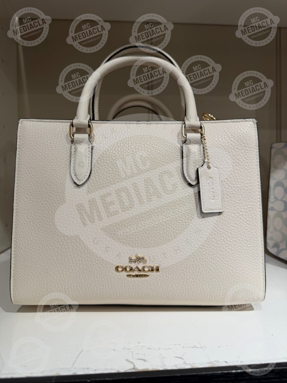 👜 Cartera Coach Maggie Small Tote Ombre Signature – Elegancia Premium Original USA 2