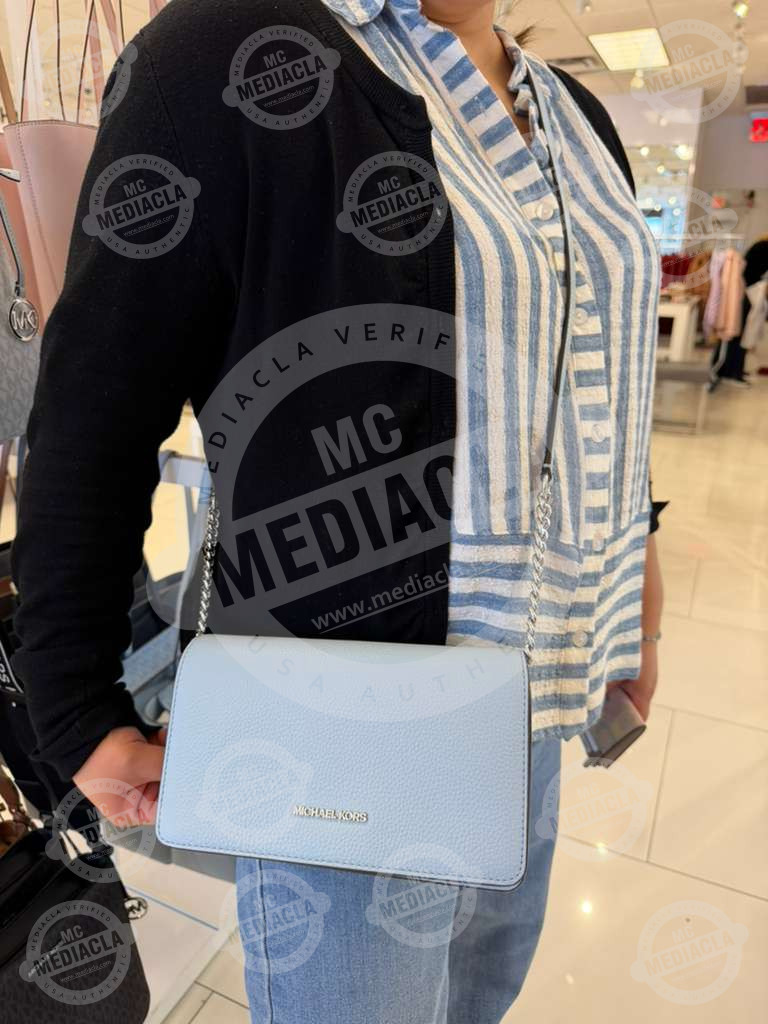 👜 Michael Kors Jet Set Travel Crossbody Bag – Pebbled Leather 2