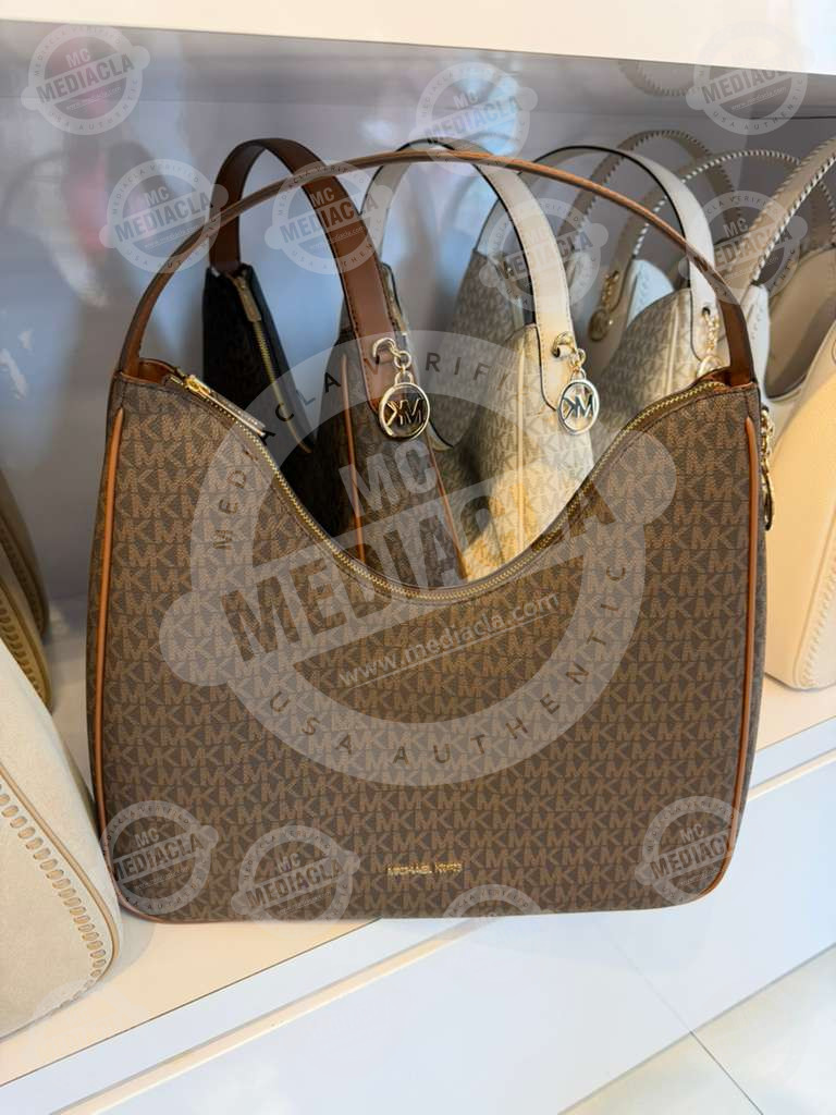 👜 Cartera Michael Kors Nayla Medium – Logo Signature 4