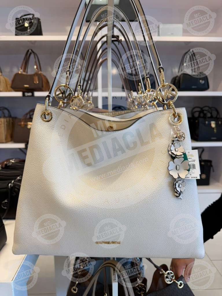 👜 Cartera Michael Kors Christina Large – Logo Signature 4