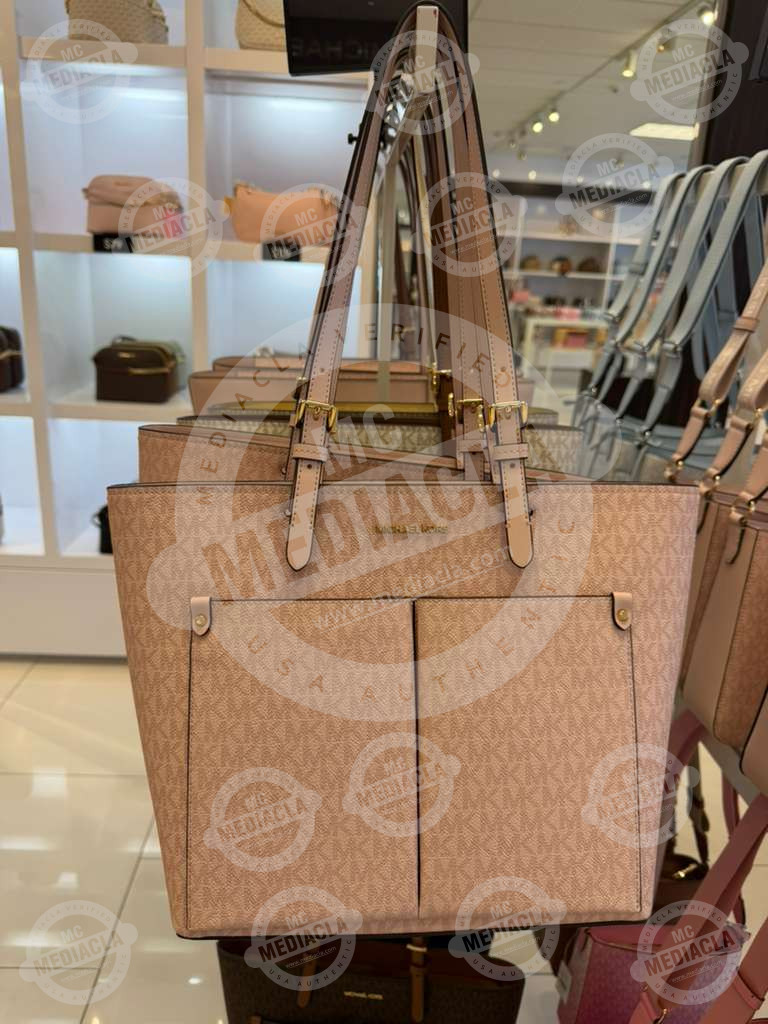 👜 Michael Kors Jet Set Medium Tote Bag – Pebbled Leather 5