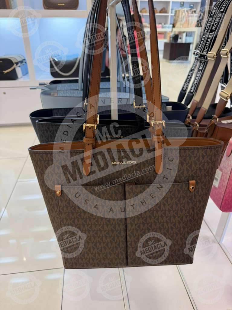 👜 Michael Kors Jet Set Medium Tote Bag – Pebbled Leather 6
