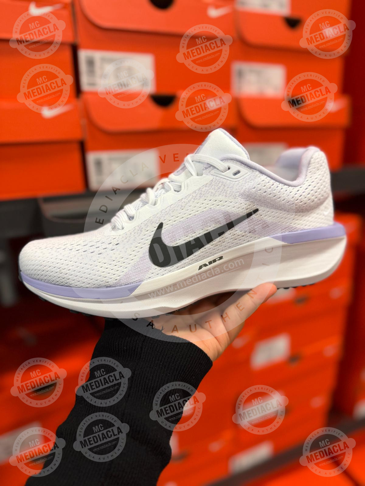 👟 Nike Wio 11 Women’s Running Shoes – White Pink / Black 8
