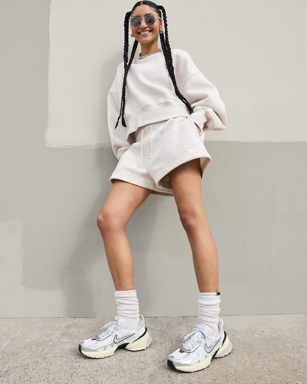 👟 Nike V2K Run Mujer Blanco Plateado 8
