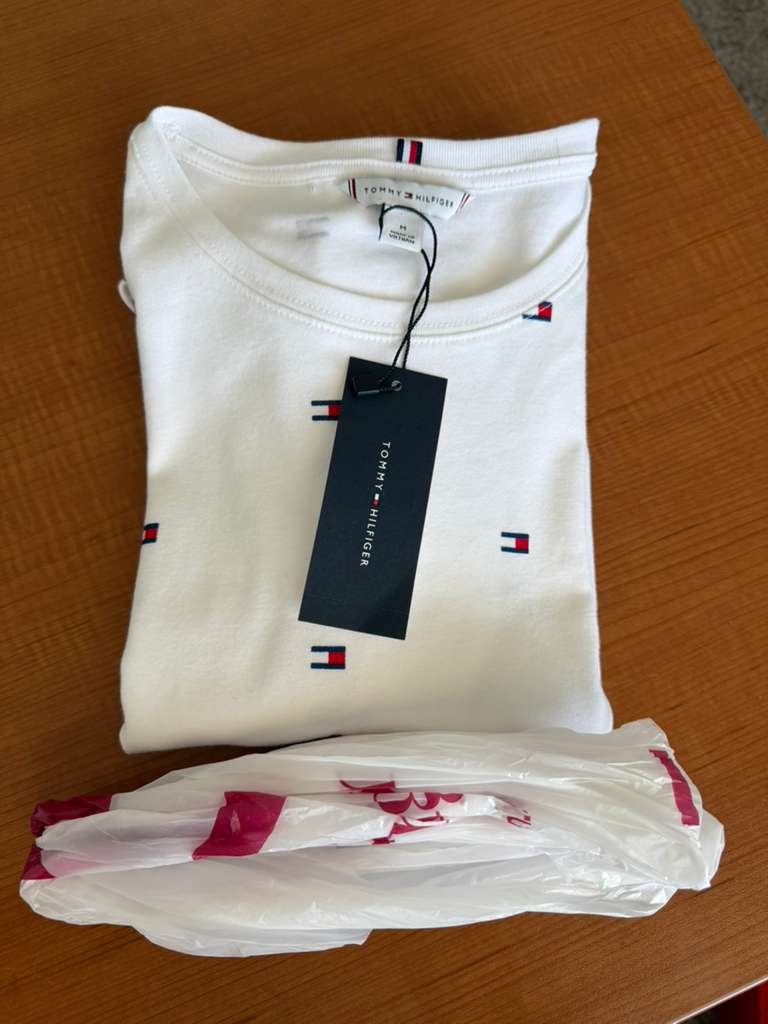 POLO PARA MUJER, COLOR BLANCO, MARCA TOMMY HILFIGER, TALLA M