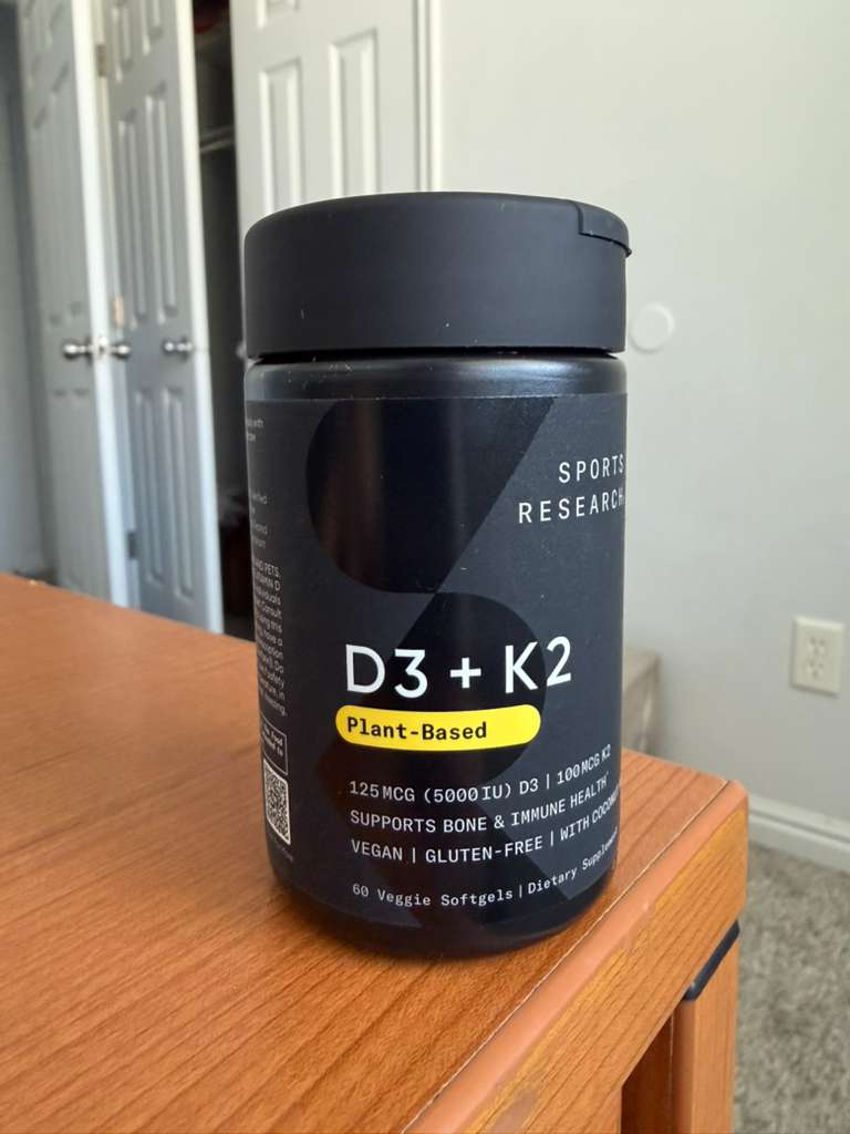 D3+K2 PLANT BASED 60 VEGGIE SOFTGELS
